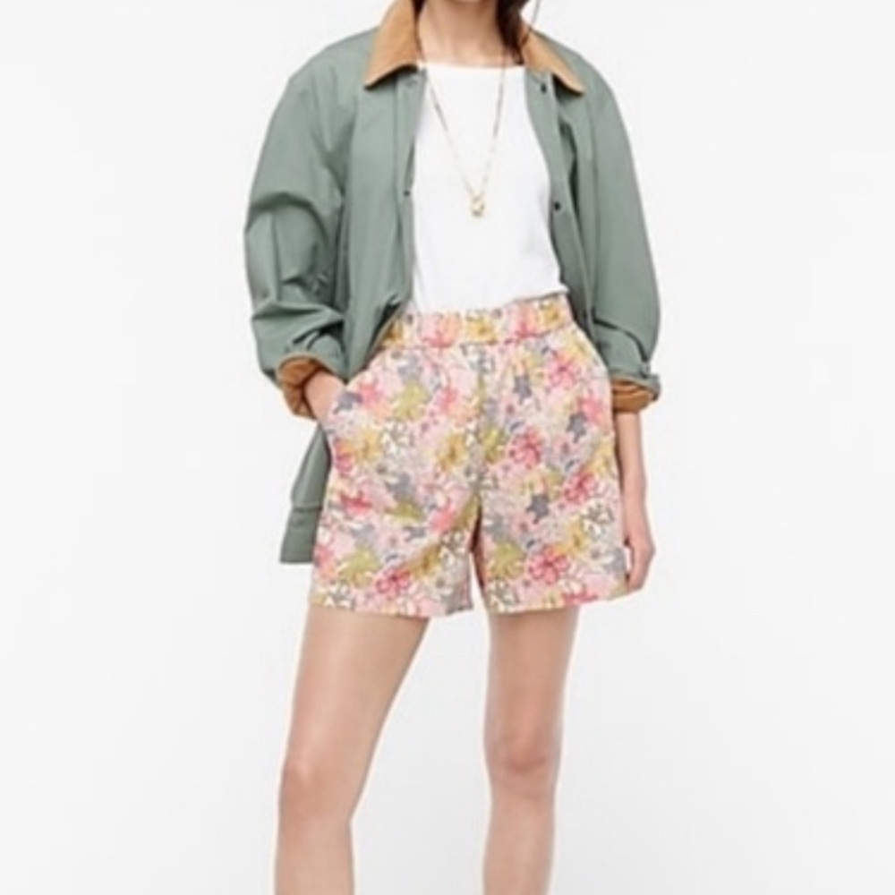 J. Crew Pull On Camp Shorts in Liberty Fabric